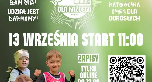 Biathlon dla Każdego ponownie w Wysowej-Zdroju - 13 września